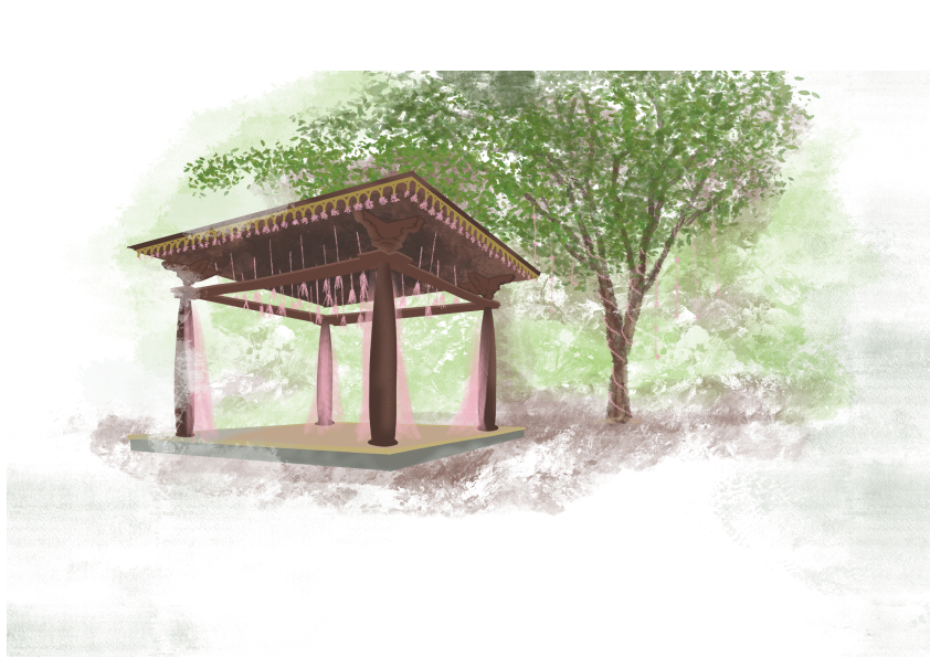 Illustration of Athithi Mantapa at The Tamarind Tree