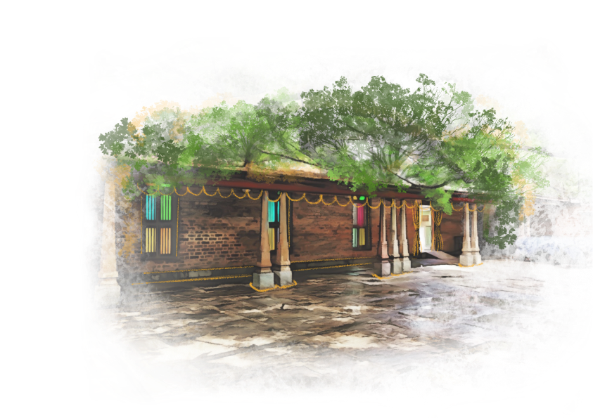 Illustration of Sheesh Mahal at The Tamarind Tree